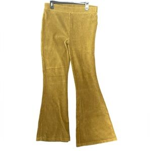 aerie vintage ribbed high waisted flare pants size large-xl 🤎